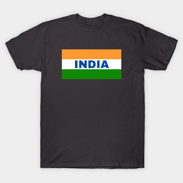 Indian Flag Colors T-Shirt by aybe7elf